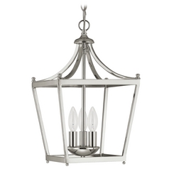 Stanton 10.25-Inch Pendant in Polished Nickel by Capital Lighting