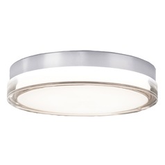 Pi 15-Inch LED Outdoor Flush Mount in Stainless Steel 3000K by Modern Forms