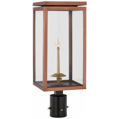 Chapman & Myers Fresno Gas Post Light in Copper by VC Signature