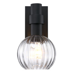 Designers Fountain Fernwood Matte Black Outdoor Wall Light