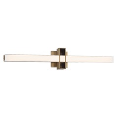 Major Aged Brass LED Bathroom Light by George Kovacs