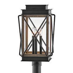 Montecito 20.50-Inch Black Post Light by Hinkley Lighting
