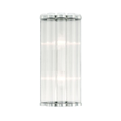 Glasbury 14-Inch Wall Sconce in Polished Nickel by Eurofase Lighting
