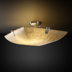 Clouds Collection Semi-Flush Mount by Justice Design Group