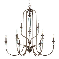 Boulevard 44.25-Inch Mocha Bronze Chandelier by Craftmade Lighting
