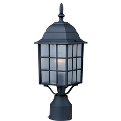 North Church Black Post Light by Maxim Lighting