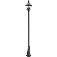 Westover Black Post Light by Z-Lite