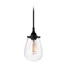 Chelsea Mini Pendant Black by Sonneman Lighting