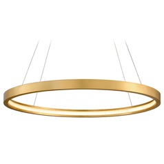 Jasmine Gold Leaf LED Pendant by Corbett Lighting