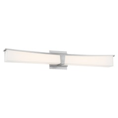 Plane Brushed Nickel LED Bathroom Light by George Kovacs