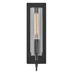 Ryden Single Light Sconce in Black by Hinkley Lighting