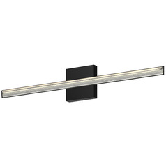 Saphir Black LED Vertical Bathroom Light by Kuzco Lighting