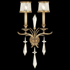 Fine Art Lamps Monte Carlo Gold Leaf Sconce