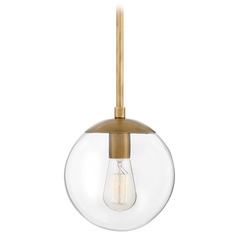 Warby 10.75-Inch Pendant in Heritage Brass by Hinkley Lighting