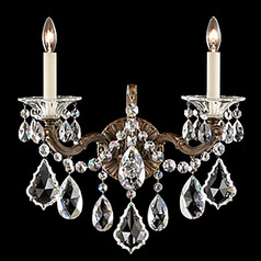 La Scala Heirloom Bronze Sconce by Schonbek Lighting
