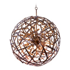 Ambassador Copper Patina Pendant by Kalco Lighting