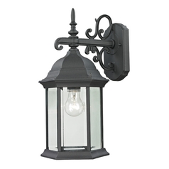 Elk Lighting Ashford Black Outdoor Wall Light