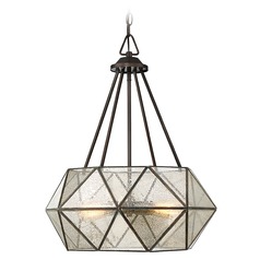 Tartan 20-Inch Pendant in Bronze by Savoy House