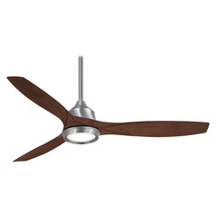 Skyhawk 60-Inch LED Fan in Brushed Nickel by Minka Aire