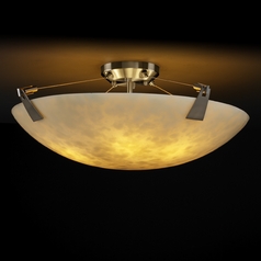 Clouds Collection Semi-Flush Mount by Justice Design Group