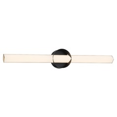 Inner Circle LED Sconce in Coal & Honey Gold by George Kovacs