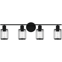 Isla Matte Black Bathroom Light by Quoizel Lighting