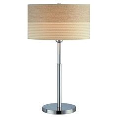 Modern Table Lamp in Polished Steel by Lite Source Lighting