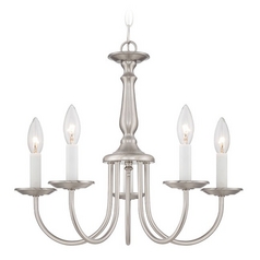 Brushed Nickel Chandelier by Nuvo Lighting