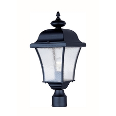 Senator Black Post Light by Maxim Lighting