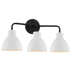 Sloan Matte Black Bathroom Light by Nuvo Lighting