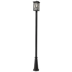 Brookside Black Post Light by Z-Lite
