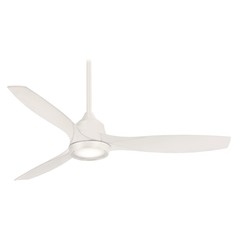 Skyhawk 60-Inch LED Fan in Flat White by Minka Aire