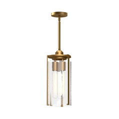 Alora Lighting Belmont Aged Gold Mini-Pendant Light with Cylindrical Shade