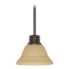 Empire Mahogany Bronze Mini Pendant by Nuvo Lighting