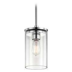 Crosby 6-Inch Chrome Mini Pendant by Kichler Lighting