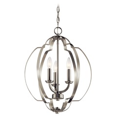 Voleta 3-Light Brushed Nickel Pendant by Kichler Lighting