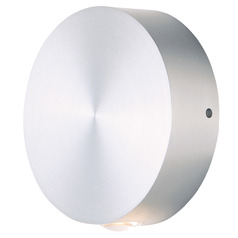 Et2 Alumilux Glint Satin Aluminum LED Outdoor Wall Light