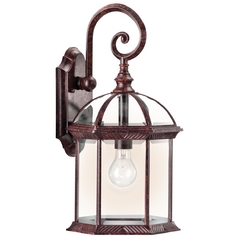 Barrie 18.75-Inch Outdoor Wall Light in Tannery Bronze by Kichler Lighting