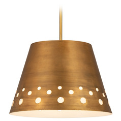 Katie Rubbed Brass Pendant by Z-Lite