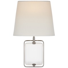 Suzanne Kasler Henri Framed Sconce in Nickel by Visual Comfort Signature