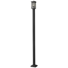 Brookside Black Post Light by Z-Lite