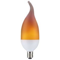 2W B11 1400K LED Flame Bulb by Satco Lighting