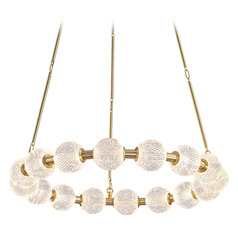 Alora Lighting Marni Natural Brass LED Chandelier