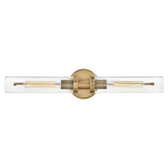 Vaughn 2-Light Vanity Light in Heritage Brass by Hinkley Lighting