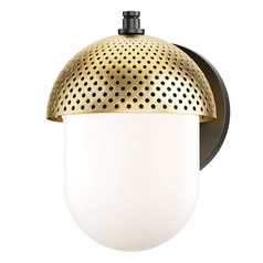 Maxim Lighting Perf Outdoor Black & Gold Outdoor Wall Light