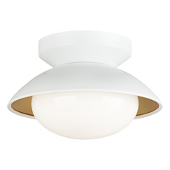 Hatley White Flush Mount by Matteo Lighting