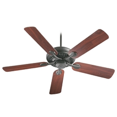Pinnacle Old World Ceiling Fan Without Light by Quorum Lighting