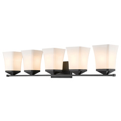 Darcy Matte Black Bathroom Light by Z-Lite