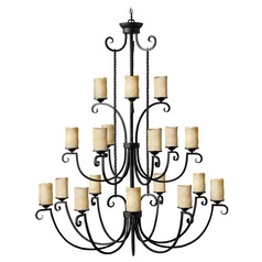 18-Light Chandelier in Olde Black by Hinkley Lighting