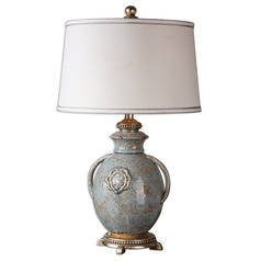 Cancello Blue Glaze Lamp by Uttermost Lighting